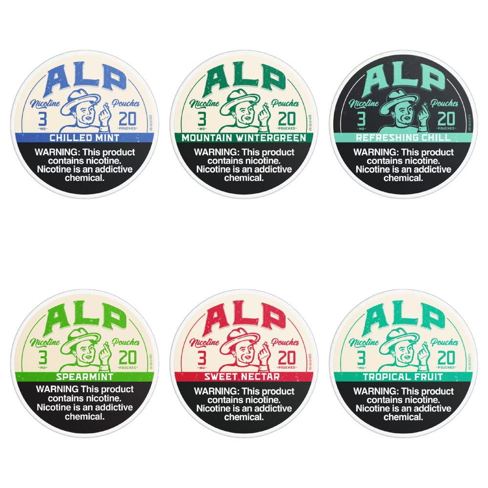 ALP Nicotine Pouches (DSPLY 5pc)(20ct Can) thumbnail