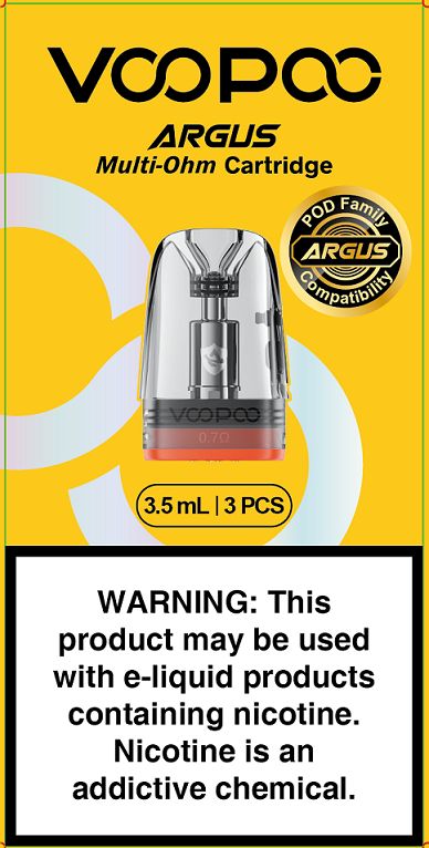 Voopoo Argus Multi Ohm Replacement Pods (3-Pack) thumbnail