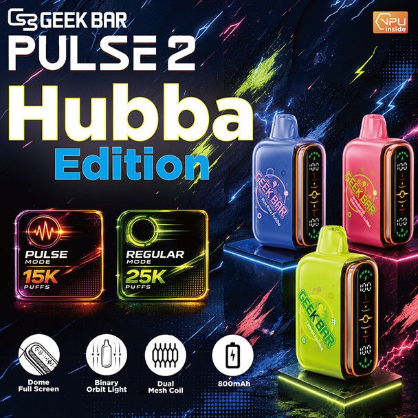 Geek Bar Pulse 2 Disposable Hubba Edt. thumbnail