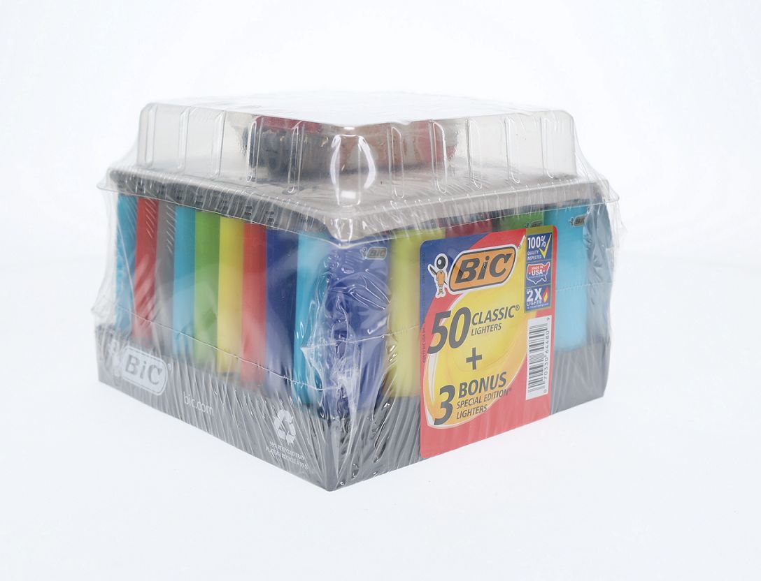 BIC (DSPLY 50pc + 3 BONUS)(Maxi Lighter) thumbnail