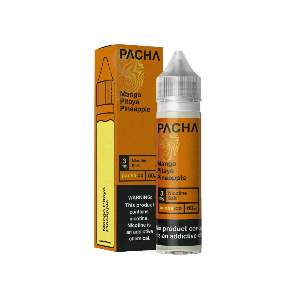 Mango Pitaya Pineapple by TFN Pachamama Series (60mL) with packaging
