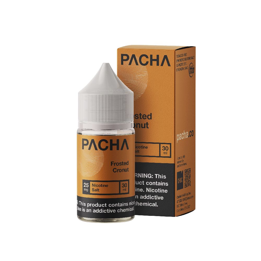 Frosted Cronut by TFN Pachamama Salt Series (30mL) with packaging
