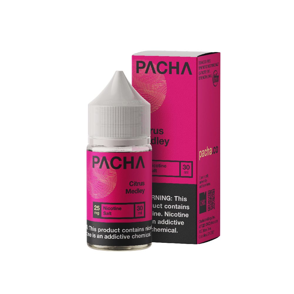 Citrus Medley by TFN Pachamama Salt Series (30mL) with packaging