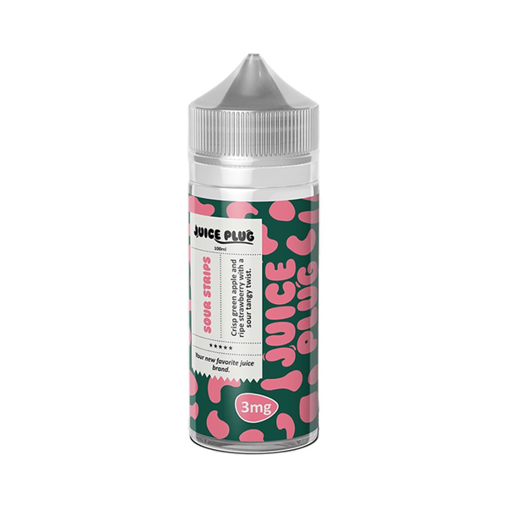 Sour Strips Juice Plug 100mL bottle 3mg