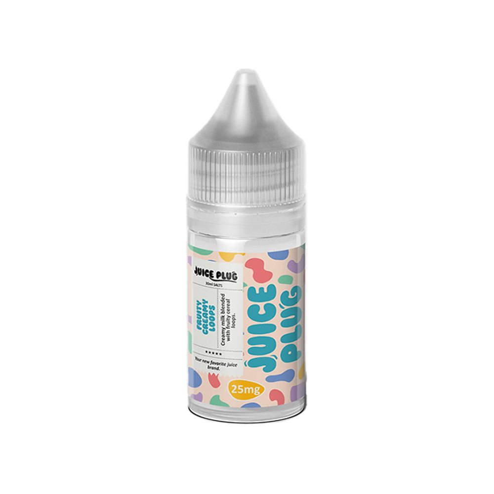 Fruity Creamy Loops Juice Plug Salts 30mL bottle