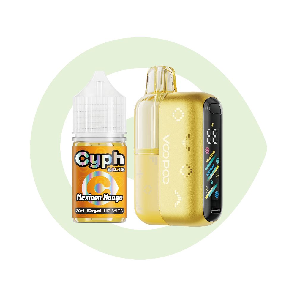 Voopoo Navi Pod System + Cyph Salts 30mL Collab Set Mexico Mango