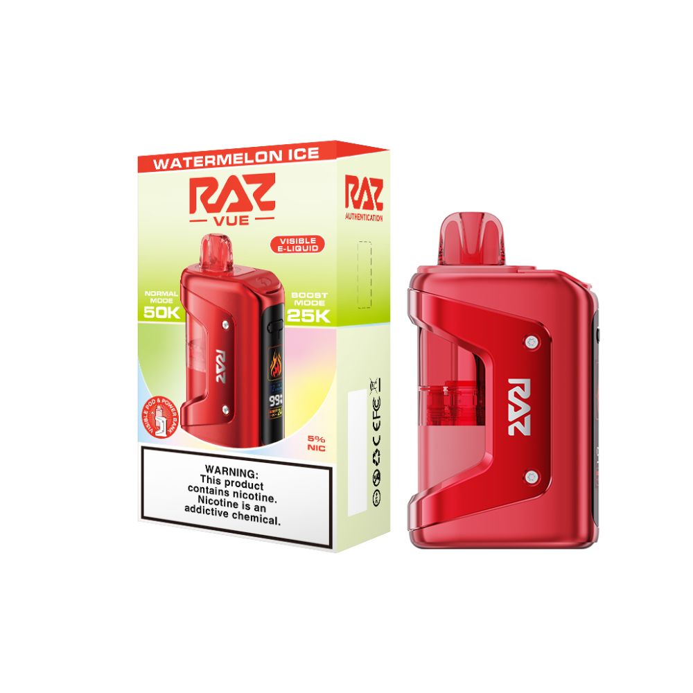 Raz Vue Disposable+ Power Dock Watermelon Ice with packaging
