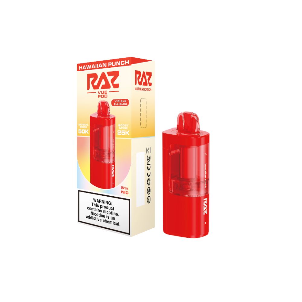 Raz Vue Disposable Pod Hawaiian Punch with packaging