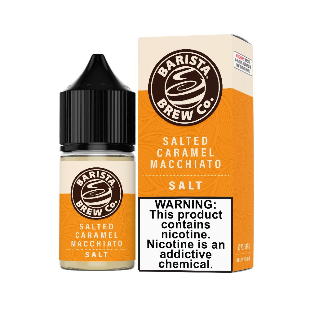Salted Caramel Macchiato Barista Brew Salts 30mL thumbnail