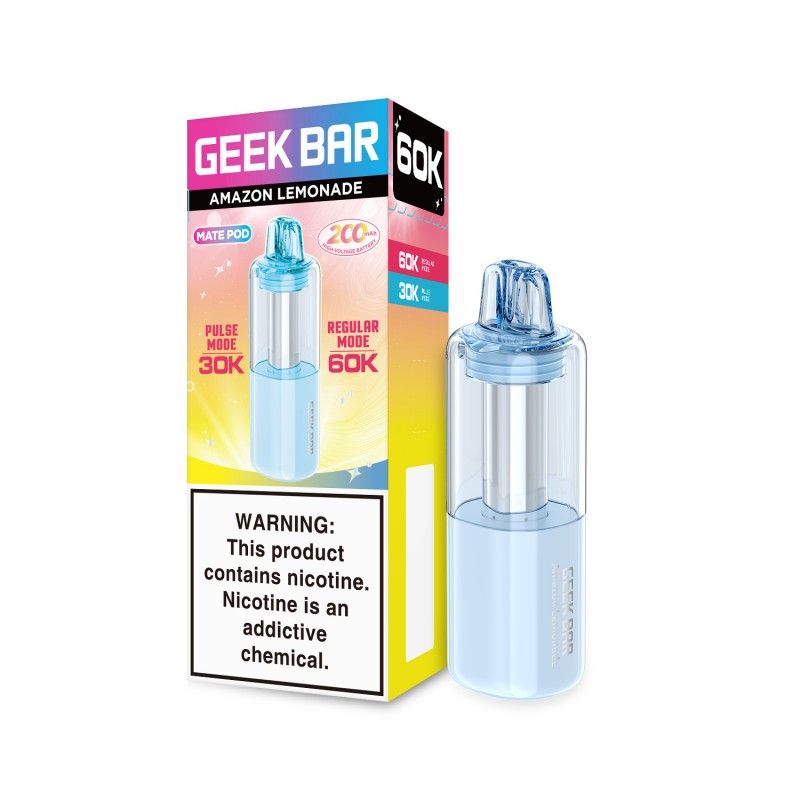 Geek Bar Mate Disposable Pod amazon lemonade with packaging