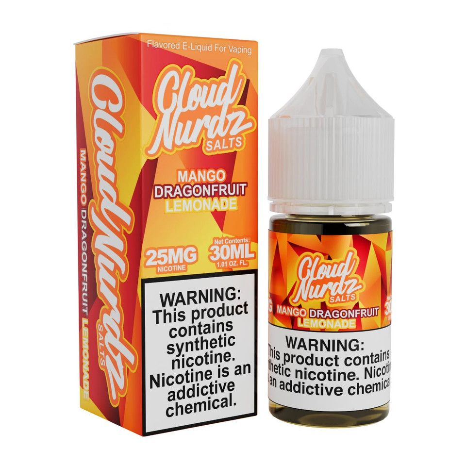 Mango Dragon Fruit Lemonade Cloud Nurdz Salts 30mL thumbnail