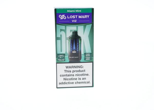 Lost Mary VIZ 55000 Disposable miami mint packaging