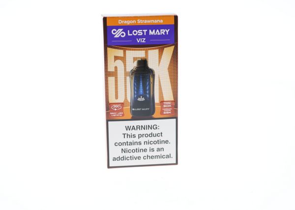 Lost Mary VIZ 55000 Disposable dragon strawnana packaging