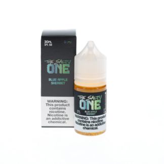 Blue Apple Sherbert Beard Vape Co. The One Salts 30mL 30mg with packaging