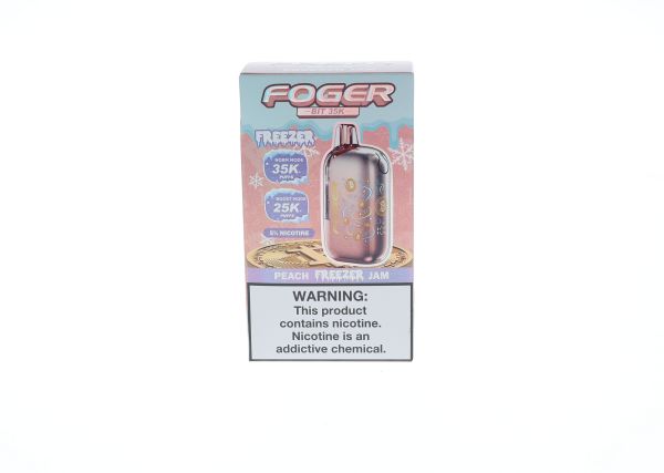 Foger Bit Disposable Jam Series Peach Freezer Jam