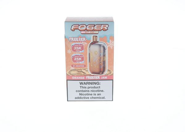 Foger Bit Disposable Jam Series Orange Freezer Jam