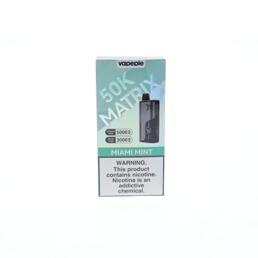 Vapepie Matrix Disposable miami mint packaging