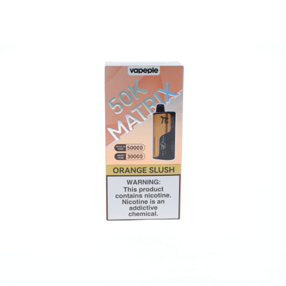 Vapepie Matrix Disposable orange slush packaging