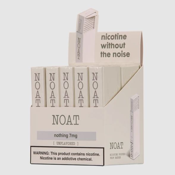NOAT Nicotine Pouches (DSPLY 10pc)(20ct Pack) nothing packaging
