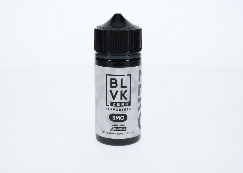 Flavorless BLVK NIXODINE ZERO 100mL 3mg bottle