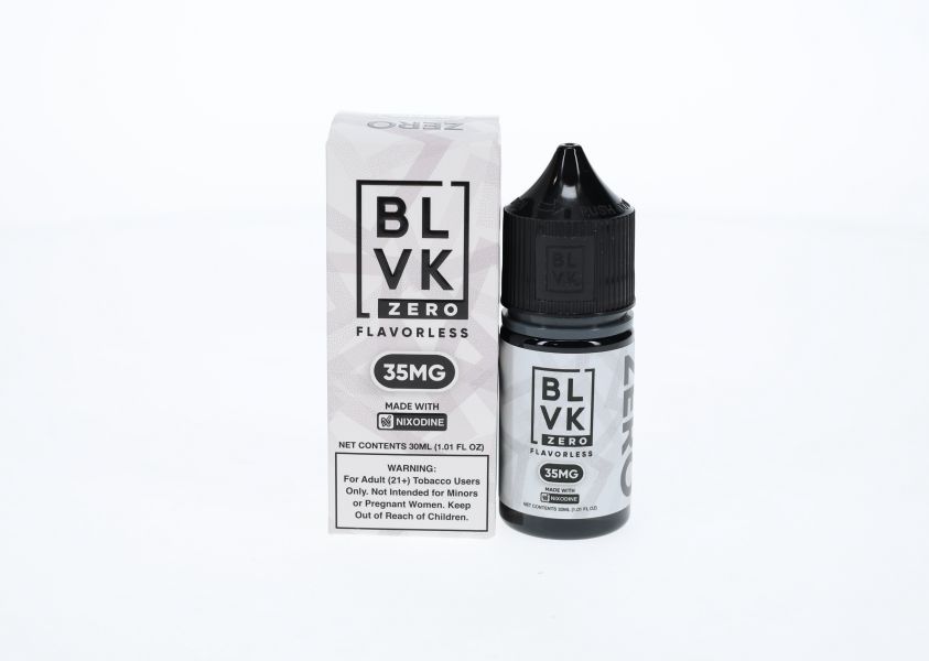 Flavorless BLVK NIXODINE ZERO 100mL 35mg bottle