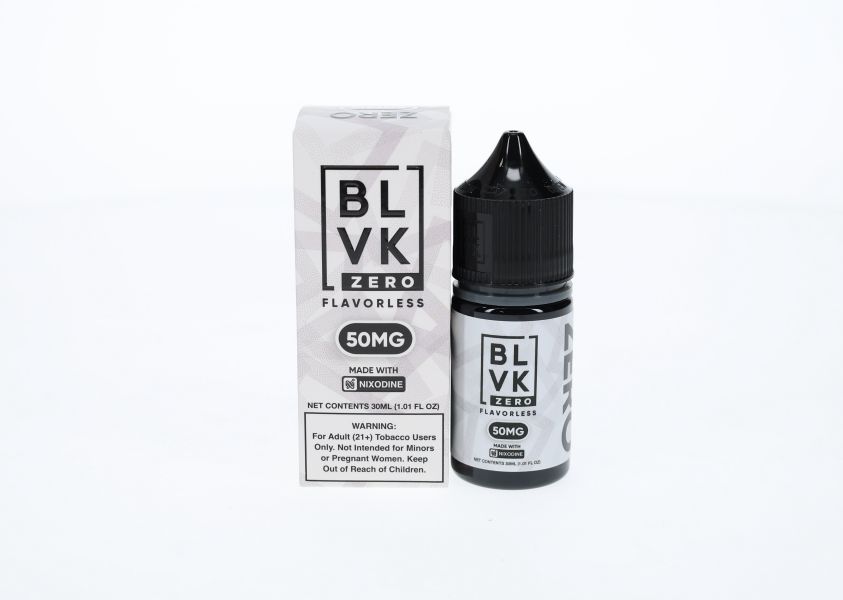 Flavorless BLVK NIXODINE ZERO 100mL 50mg bottle