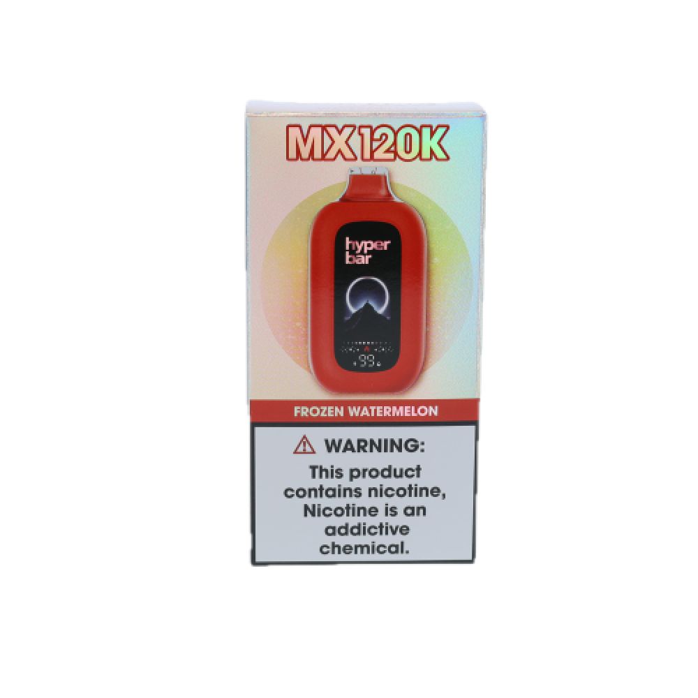 Hyper Bar MX120K Disposable frozen watermelon packaging