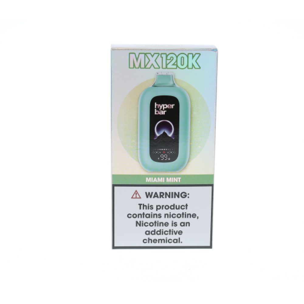 Hyper Bar MX120K Disposable miami mint packaging