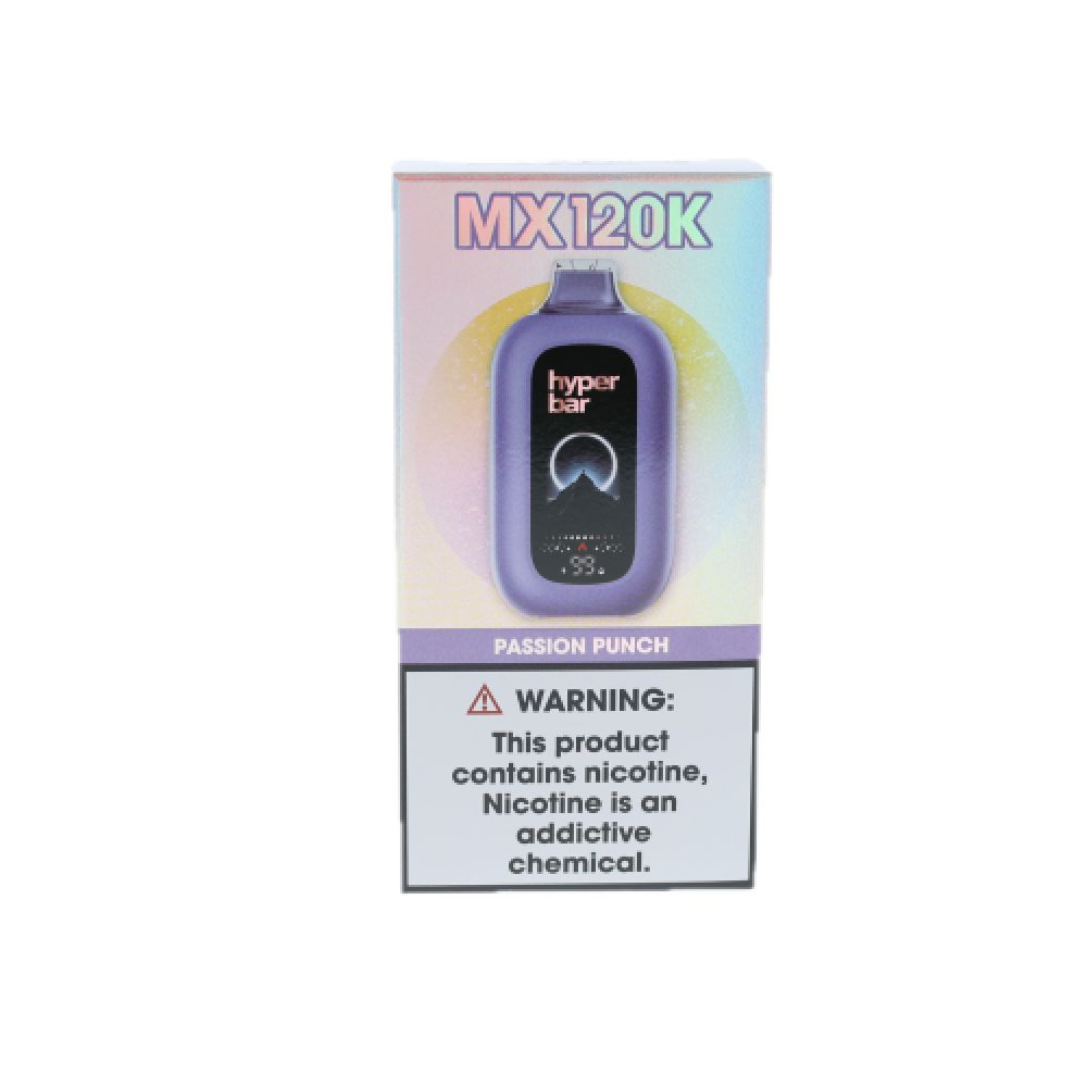 Hyper Bar MX120K Disposable passion punch packaging
