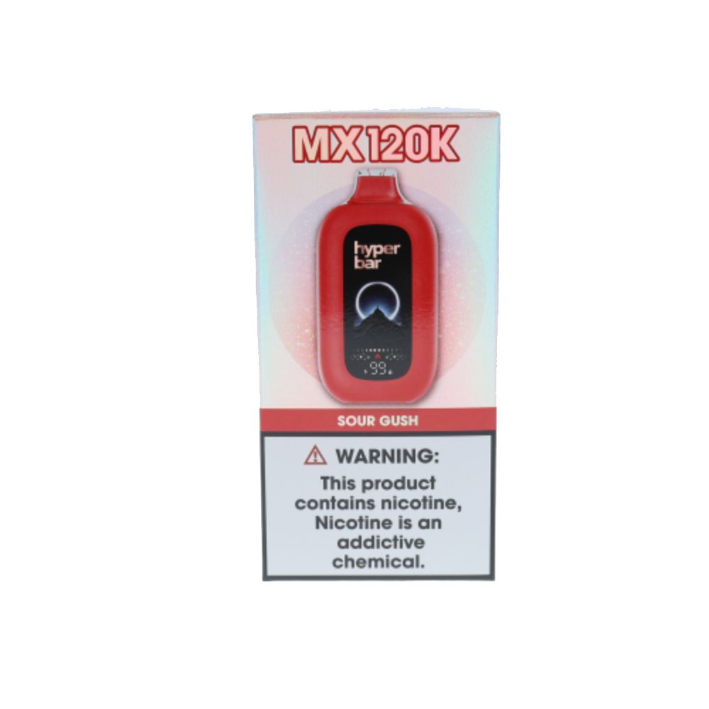 Hyper Bar MX120K Disposable sour gush packaging
