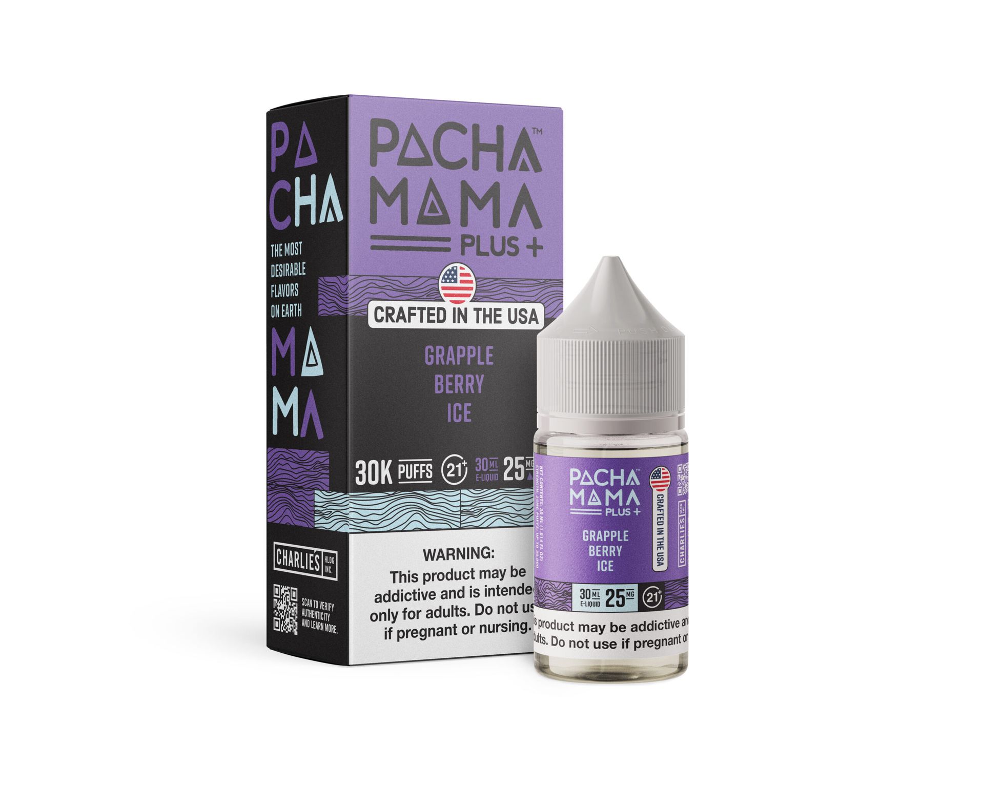 Grapple Berry Ice Pachamama + Nixodine Salts 30mL thumbnail