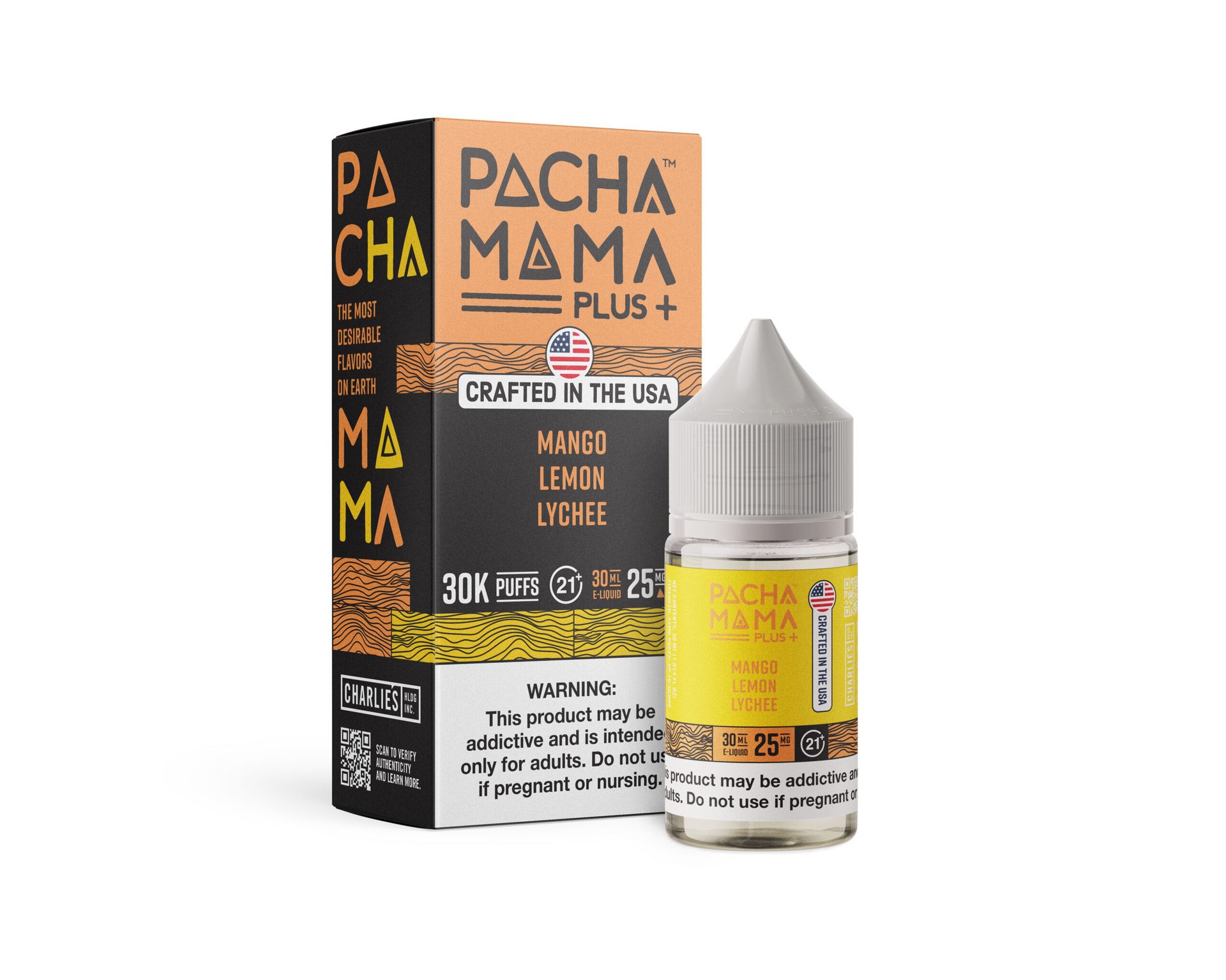 Mango Lemon Lychee Pachamama + Nixodine Salts 30mL thumbnail