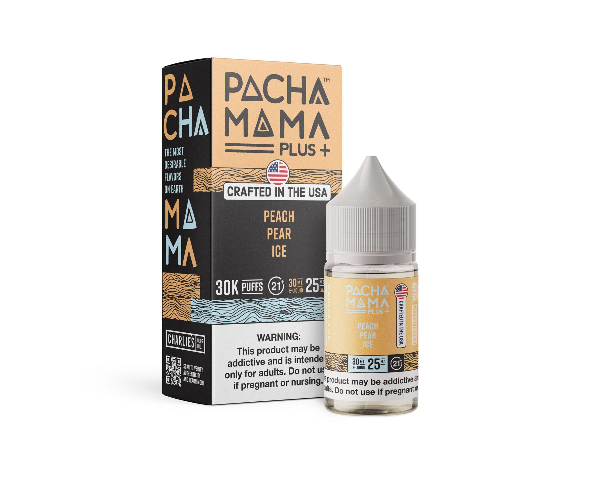 Peach Pear Ice Pachamama + Nixodine Salts 30mL thumbnail