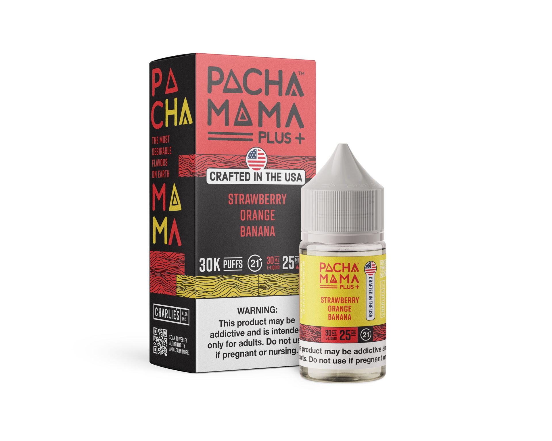 Strawberry Orange Banana Pachamama + Nixodine Salts 30mL thumbnail