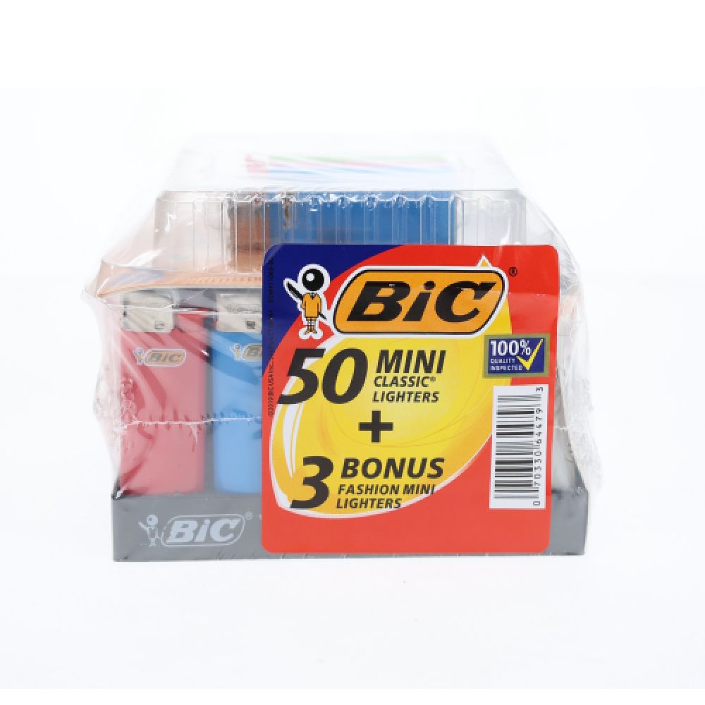 BIC (DSPLY 50pc + 3 BONUS)(Mini Lighter) thumbnail