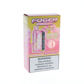 Foger Switch Pro Disposable peach berries refresher packaging
