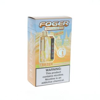 Foger Switch Pro Disposable Frozen Orange Green packaging