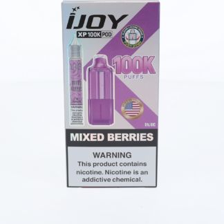 iJoy XP100K Pod Disposable + 15mL (LIQ Salt) mixed berries packaging