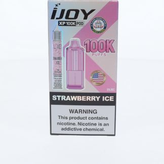 iJoy XP100K Pod Disposable + 15mL (LIQ Salt) strawberry ice packaging