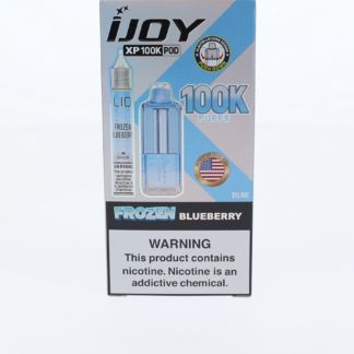 iJoy XP100K Pod Disposable + 15mL (LIQ Salt) frozen blueberry packaging