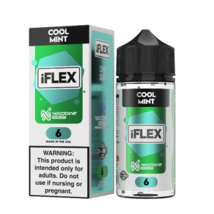 Cool Mint Juice Head iFlex Nixodine 100mL 6mg with packaging