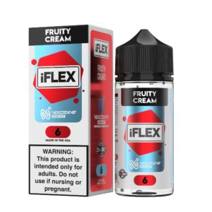 Fruity Cream Juice Head iFlex Nixodine 100mL 6mg with packaging
