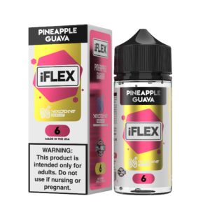 Pineapple Guava Juice Head iFlex Nixodine 100mL 6mg with packaging