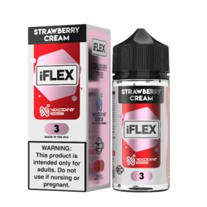 Strawberry Cream Juice Head iFlex Nixodine 100mL thumbnail