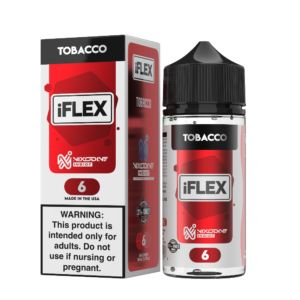 Tobacco Juice Head iFlex Nixodine 100mL 6mg with packaging
