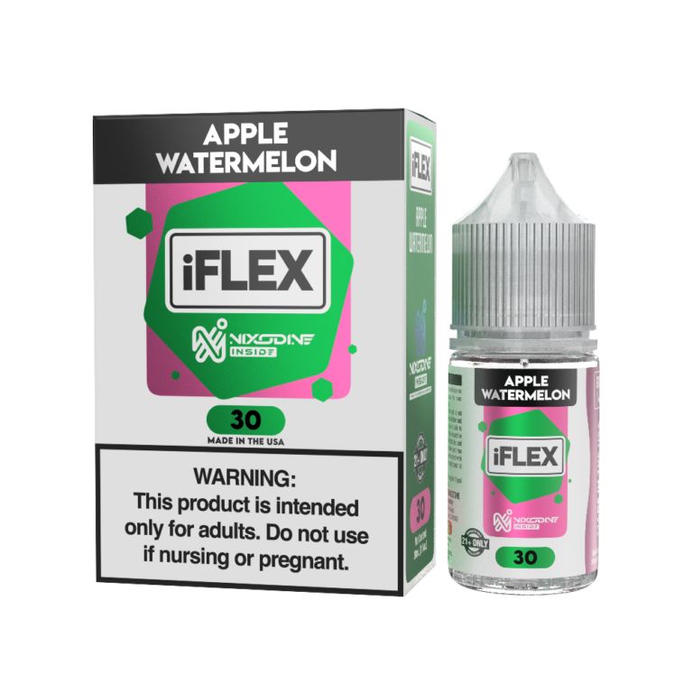 Apple Watermelon Juice Head iFlex Nixodine Salts 30mL thumbnail