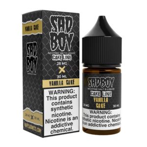 Vanilla Cake Sadboy Salts 30mL with packaging