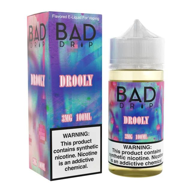 Drooly Bad Drip Labs 100mL with packaging