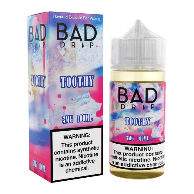 Toothy Bad Drip Labs 100mL with packaging