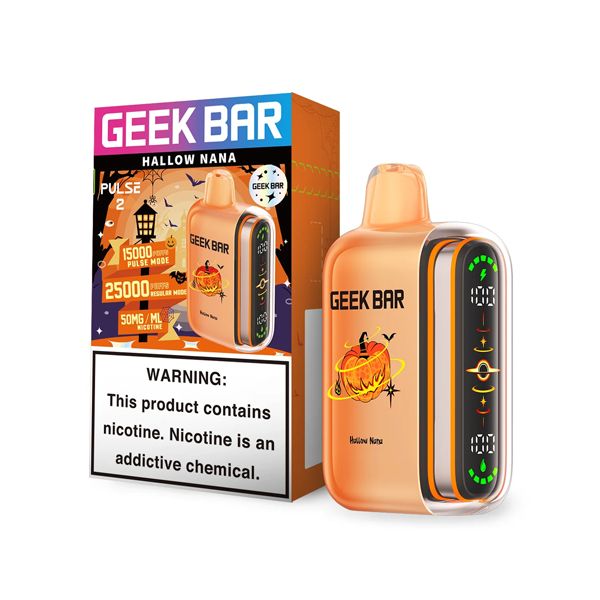 Geek Bar Pulse 2 Disposable hallow nana with packaging